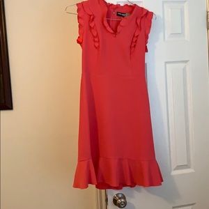 Beautiful salmon cocktail dress